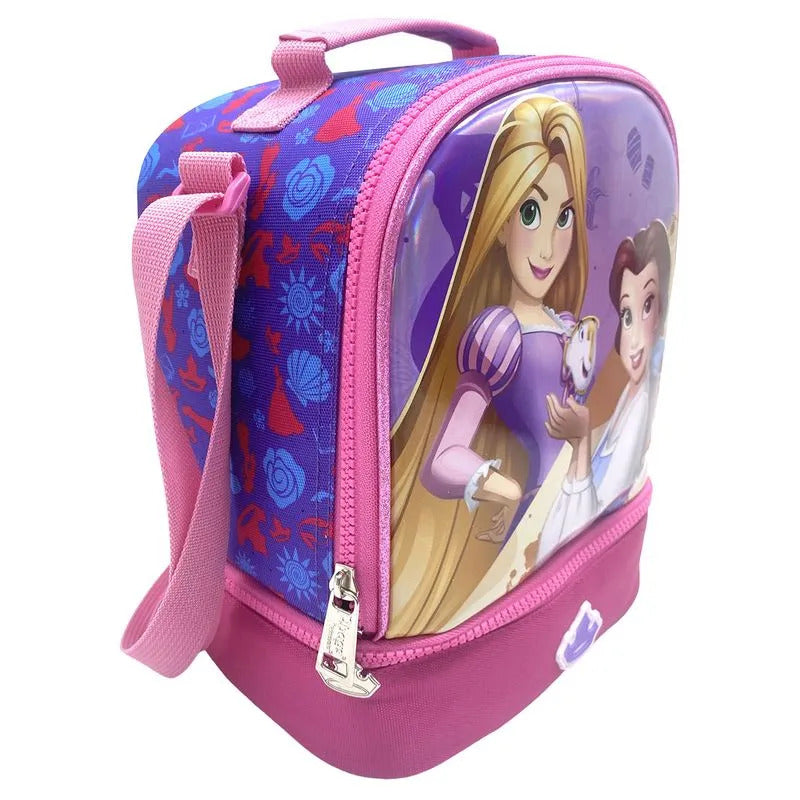 Lonchera Premium Disney Princesa Rapunzel y Bella
