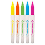 Marcadores Permanente Flower Power Fluorescentes x5
