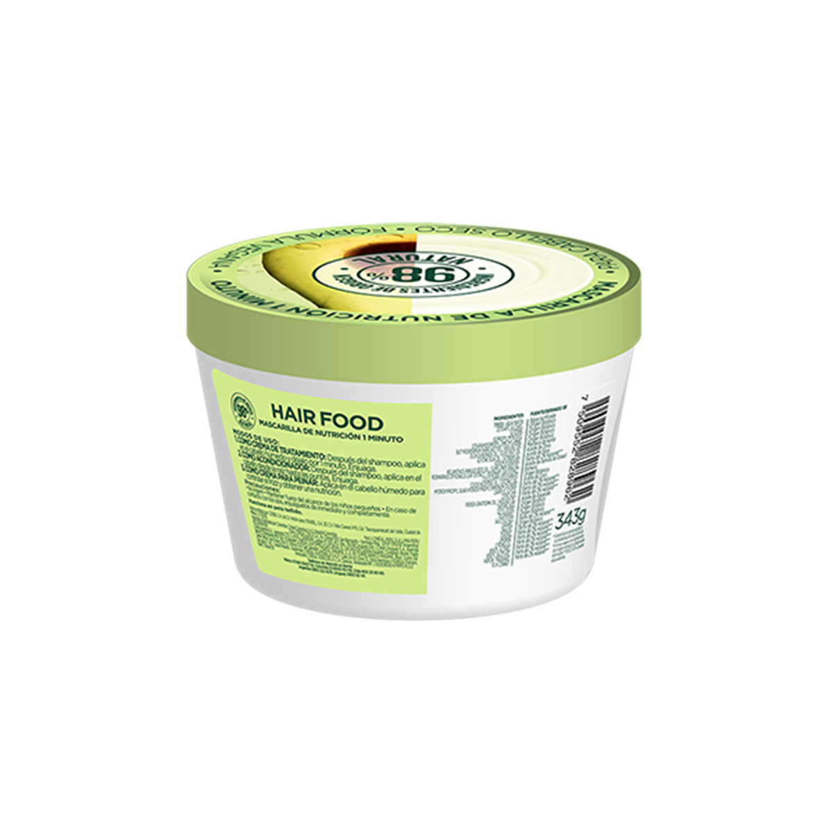 Mascarilla Hair Food Aguacate Nutricion 350ml Garnier Fructis