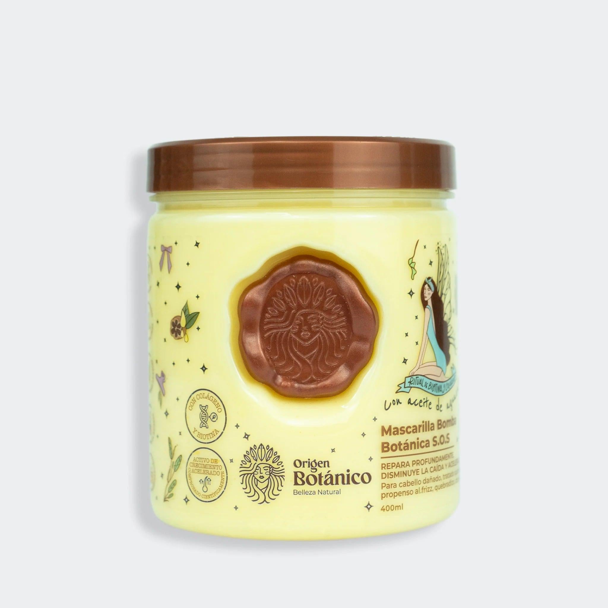 Mascarilla Bomba Botanica 400ml Origen Botanico