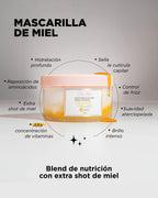 Mascarilla de Miel Brillo Intenso Click Hair 300ml