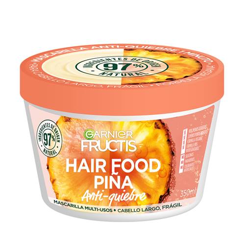Mascarilla Fructis Hair Food Piña Anti-Quiebre 300ml
