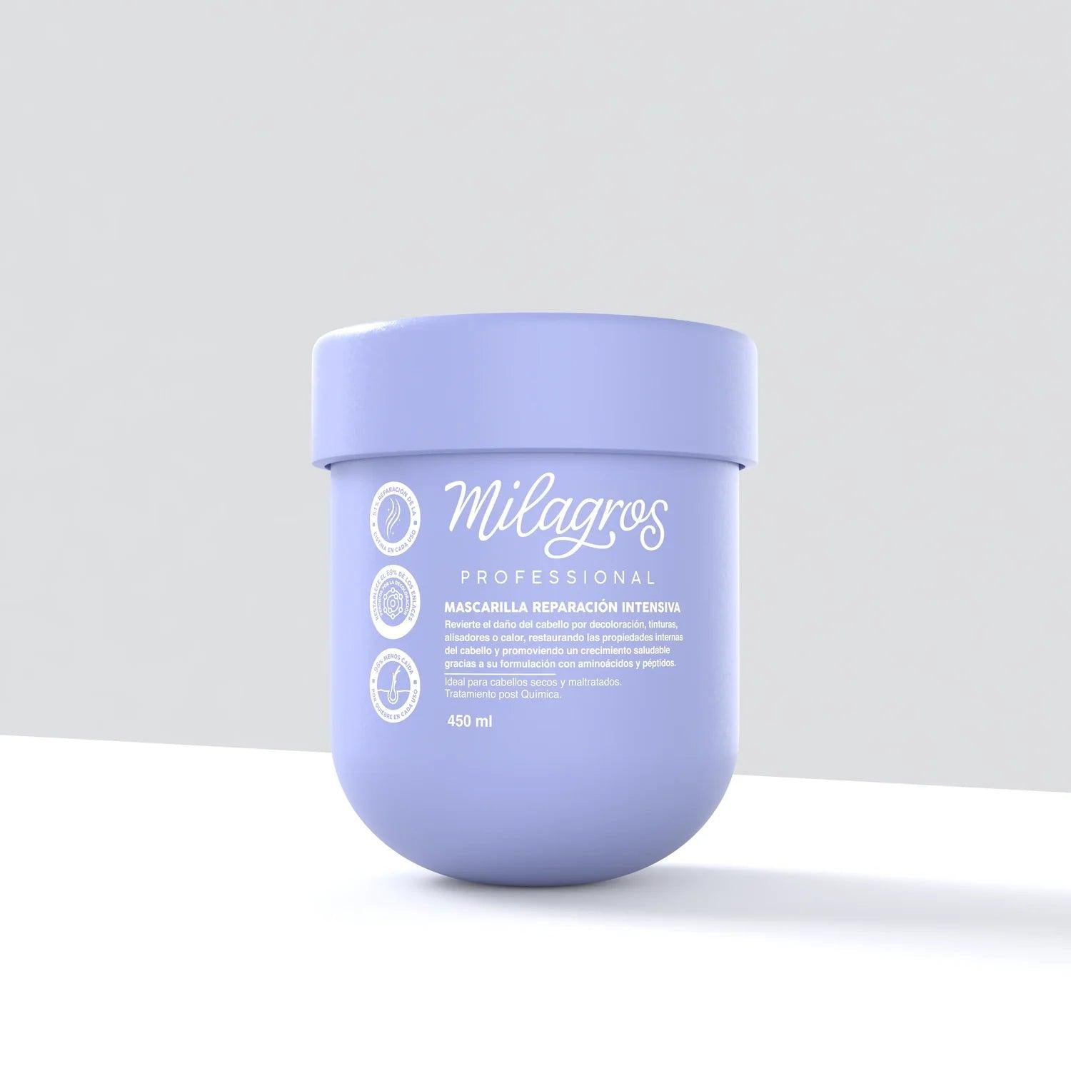 Mascarilla Reparación Intensiva Profesional Milagros 450ml