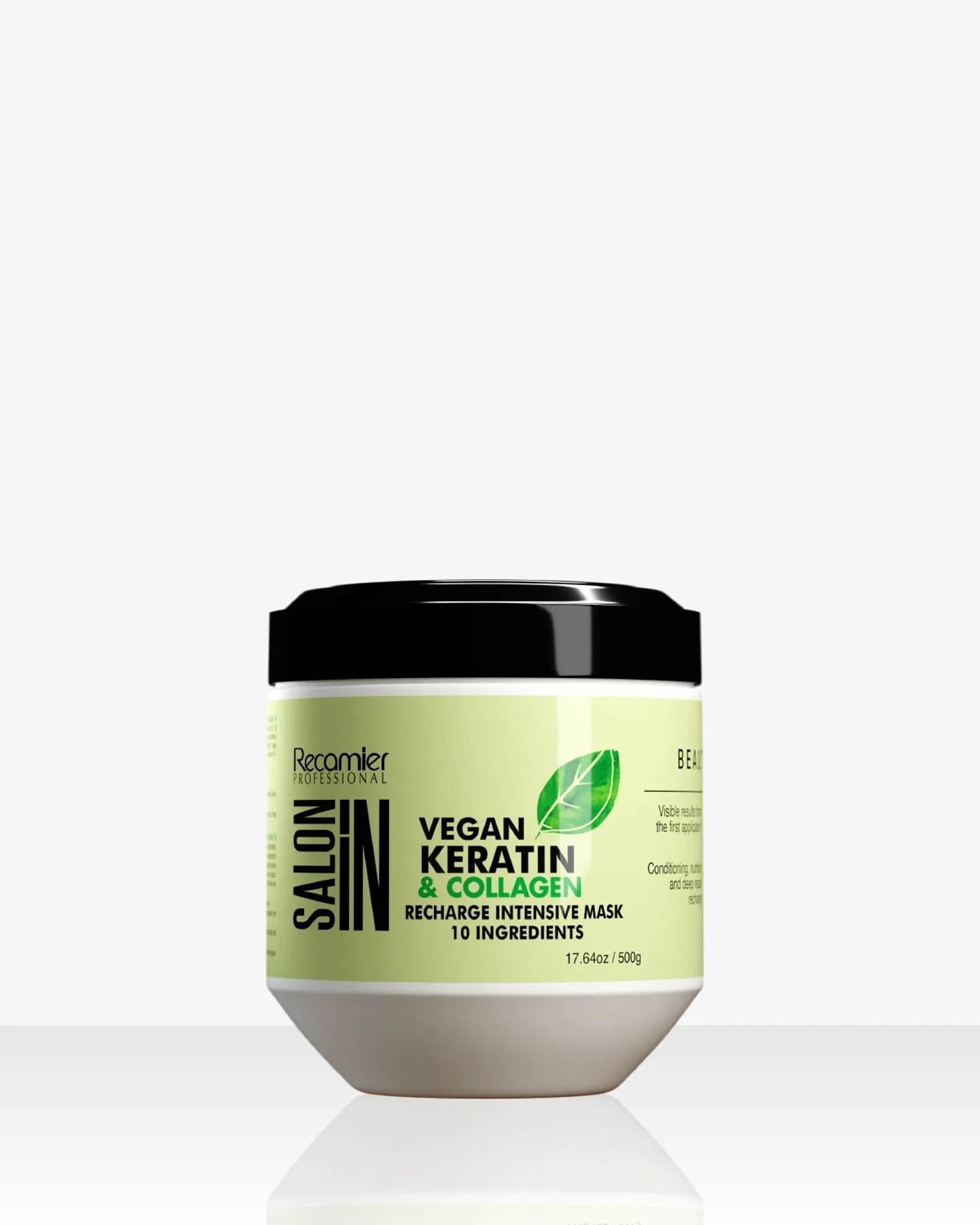 Mascarilla Vegan Keratin Collagen Recharge Intensive 500g Recamier