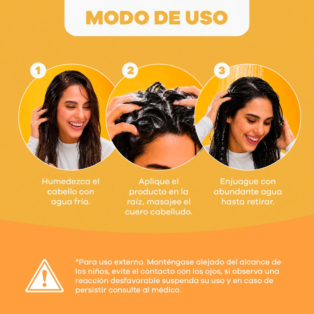 Shampoo con Extracto de Arroz 500ml Natural Sant