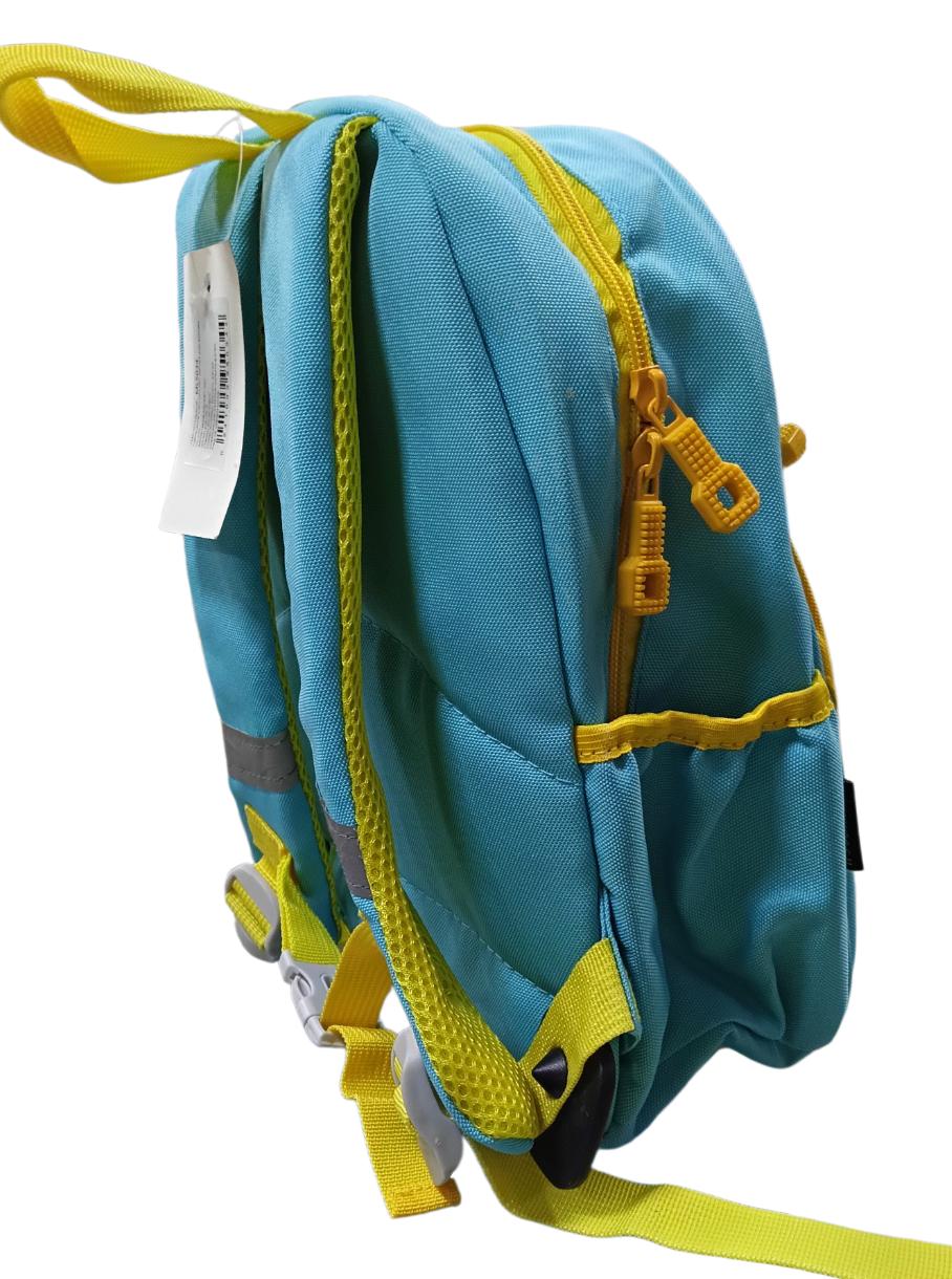 Morral Astronauta Kids Azul Claro y Amarillo
