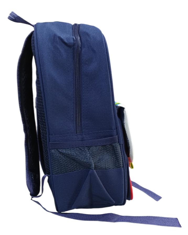 Morral Infantil Dinosaurio Espacial Bolsillo Rojo