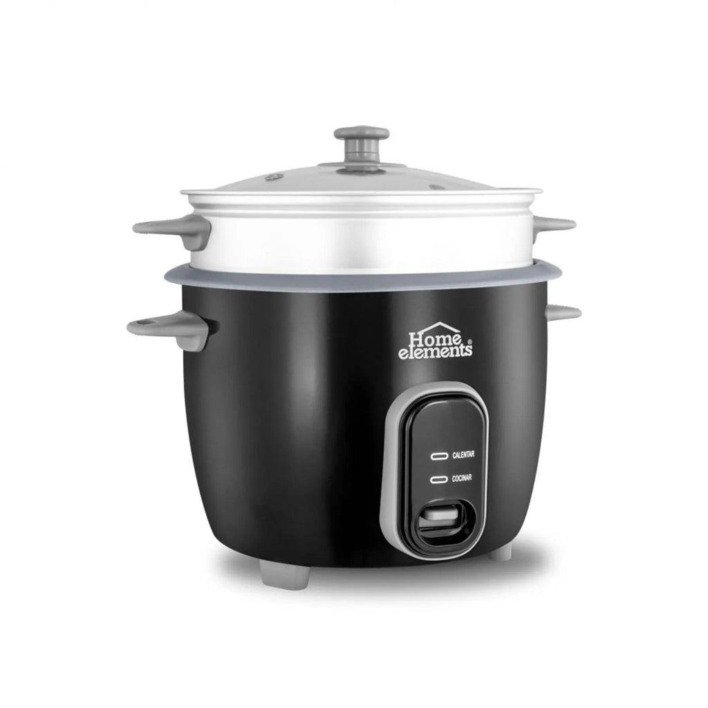 Olla Arrocera 1.8L Home Elements Antiadherente con Vaporera