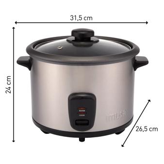 Olla Arrocera Imusa 10 Tazas Acero 4 Libras