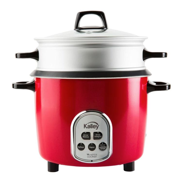OLLA ARROCERA DIGITAL ROJA 7 TAZAS 500 W K-DRC14R KALLEY