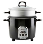 Olla Arrocera Digital Negra 7 Tazas Kalley K-DRC14N