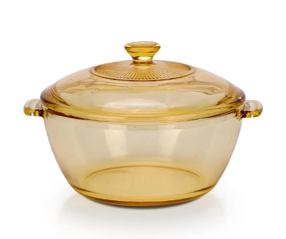 OLLA REFRACTARIA DE VIDRIO CON TAPA 1.5L HOME ELEMENTS