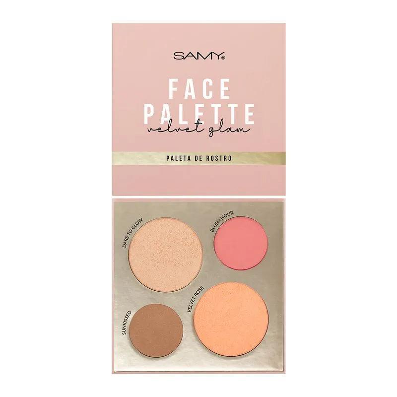 Paleta de Rostro Velvet Glam Samy