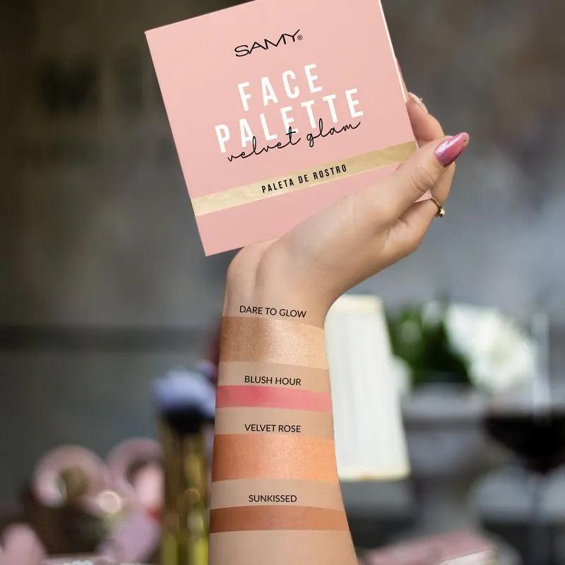 Paleta de Rostro Velvet Glam Samy