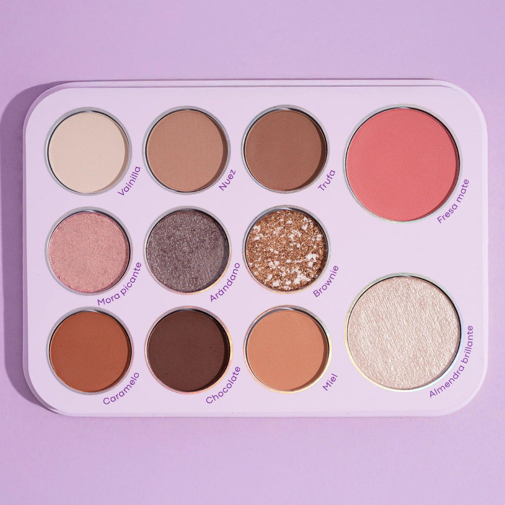 Paleta Rubor, Bronzer e Iluminador Todo en 1 Lula