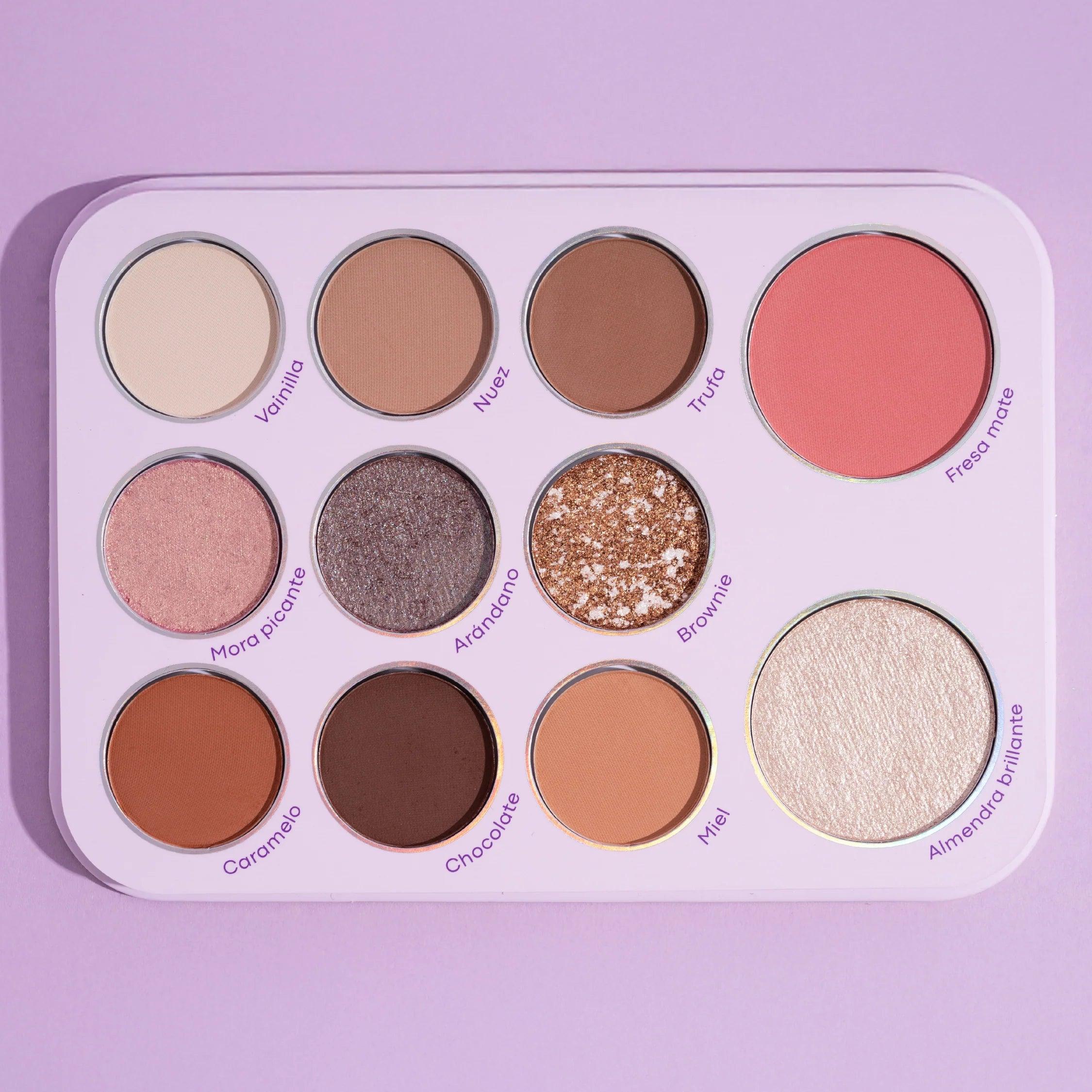 Paleta Rubor, Bronzer e Iluminador Todo en 1 Lula