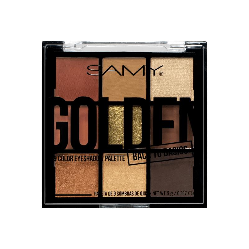 Paleta de Sombras x9 Samy Golden