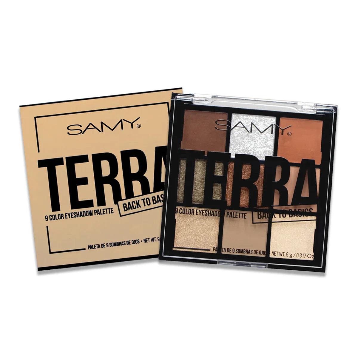 Paleta de Sombras x9 Samy Terra