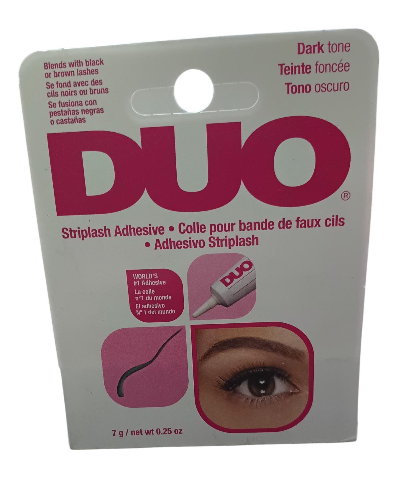 Pegante para Pestañas Dúo Transparente Rosado 7g
