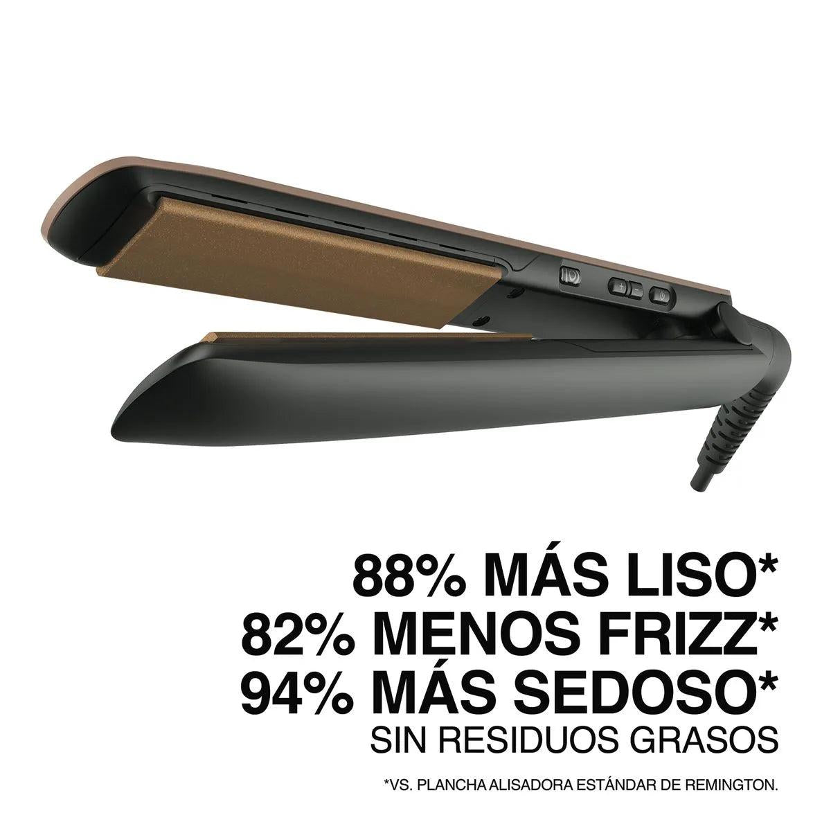 PLACHA KERATINA Y ACEITE DE ARGAN REMINGTON-multishop