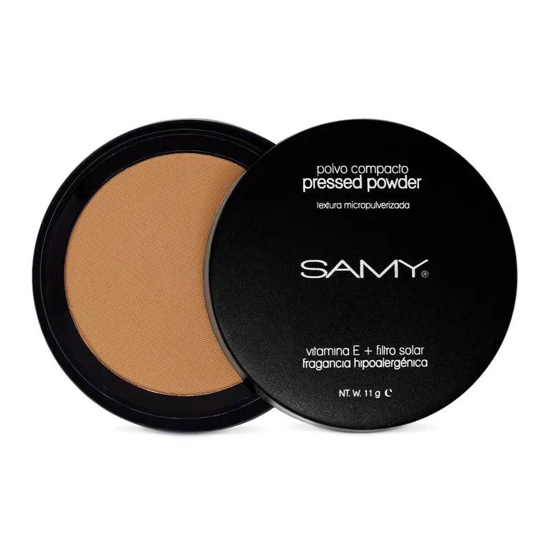 Polvo Compacto sin Espejo Samy Tono 10 Ámbar