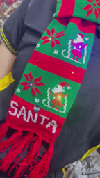 REF BUFANDA NAVIDAD CON LUZ