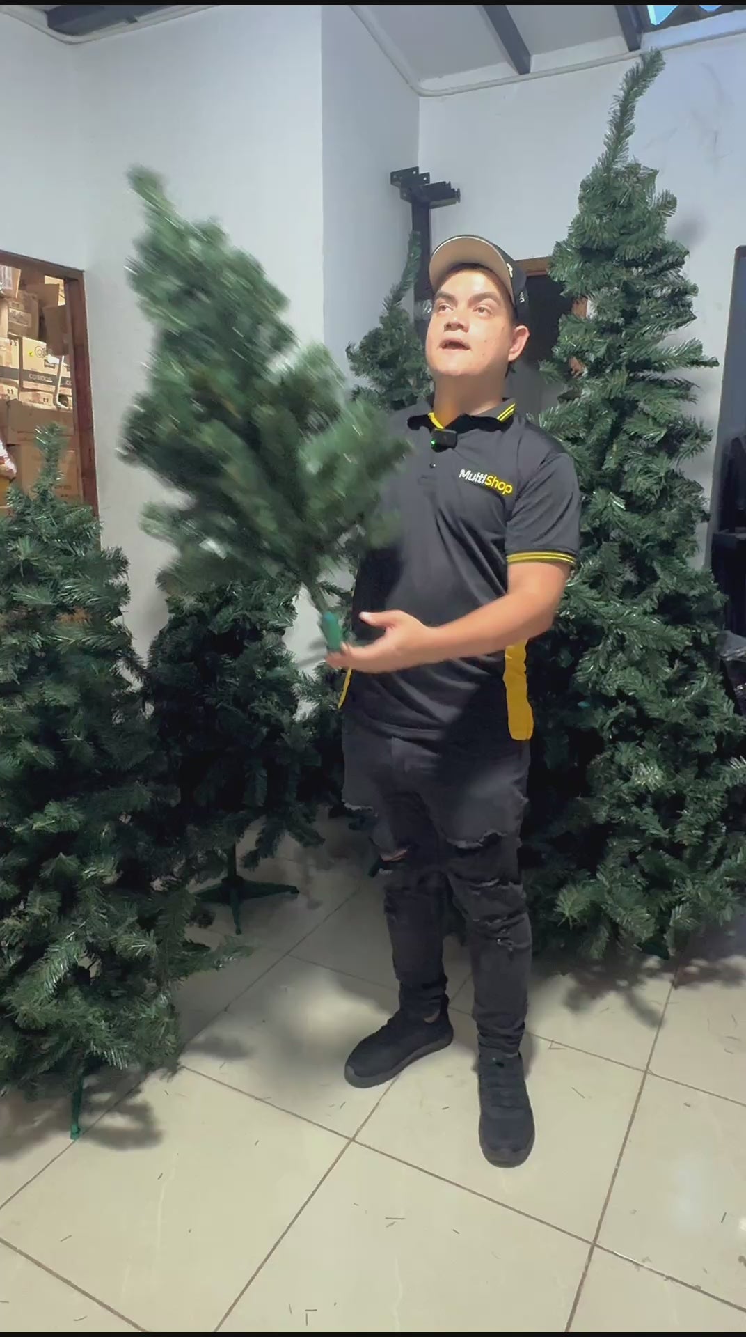 ARBOL NAVIDEÑO MINI 90CM FEXTON