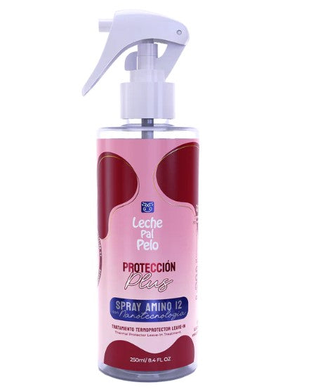 Spray Amino 12 Protección Plus 250ml Leche Pal Pelo