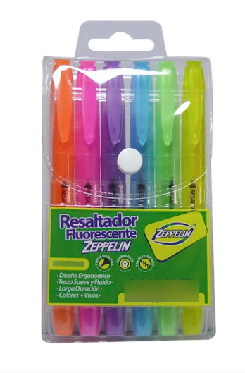 RESALTADOR FLUORESCENTE ZEPPELIN X6
