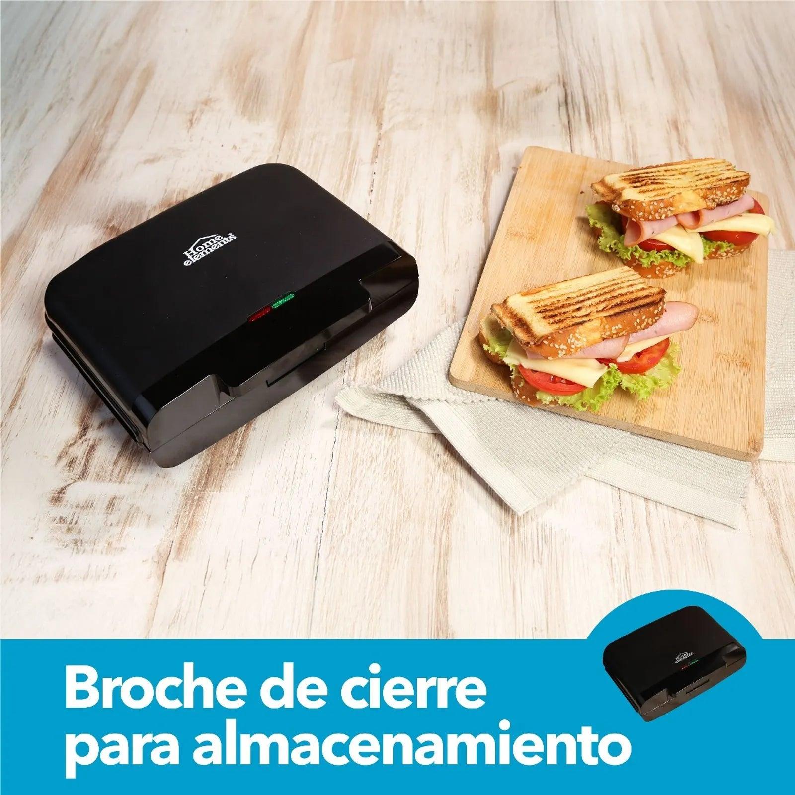 Sanduchera Grill Asador Home Elements