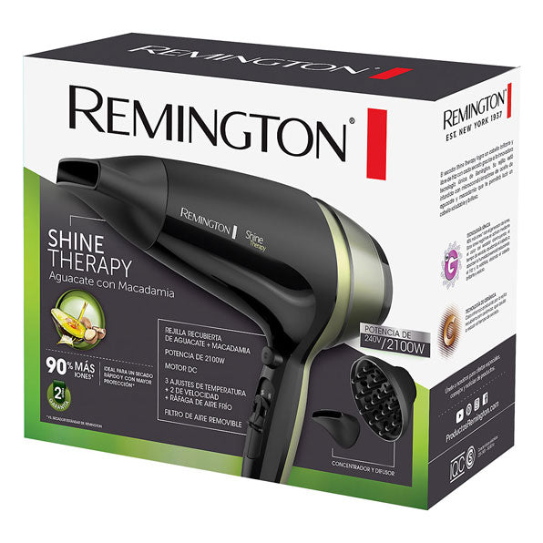 Secador Remington Shine Therapy Aguacate