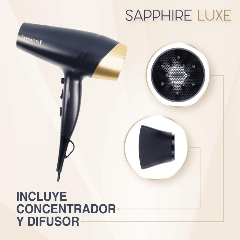 Secador Sapphire Luxe Remington