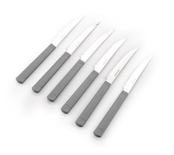 SET 6 CUCHILLOS SIMPICITY PARA CARNE MANGO PLASTICO CRV249 D