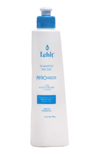 Shampoo sin Sal Afro-rizos 300g Lehit