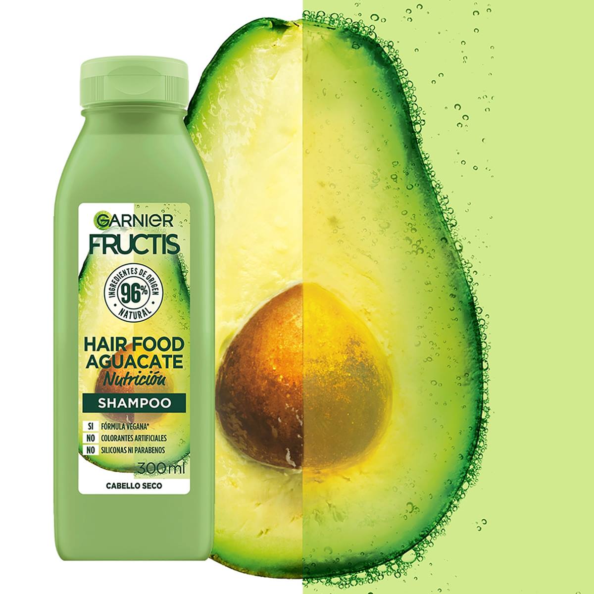 Shampoo Aguacate Nutrición 300ml Garnier Fructis