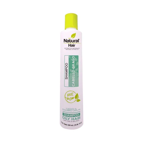 Shampoo Cabello Graso 500ml Natural Hair