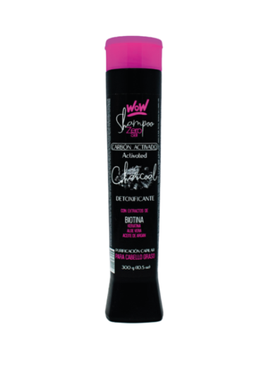 SHAMPOO CARBON ACTIVADO ZERO SAL WOW 300G