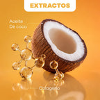 Shampoo con Aceite de Coco y Keratina 500ml Natural Sant