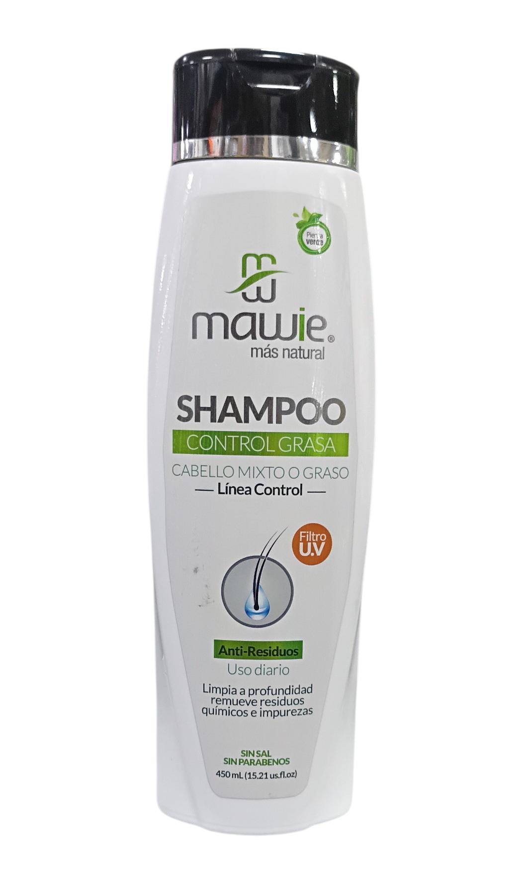 Shampoo Control Grasa 450ml Mawie