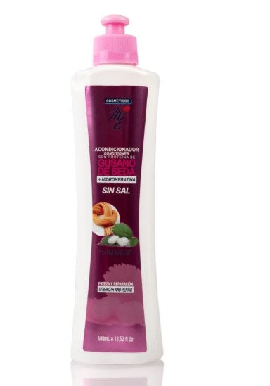 Acondicionador Gusano de Seda Hidrokeratina 400ml M&E