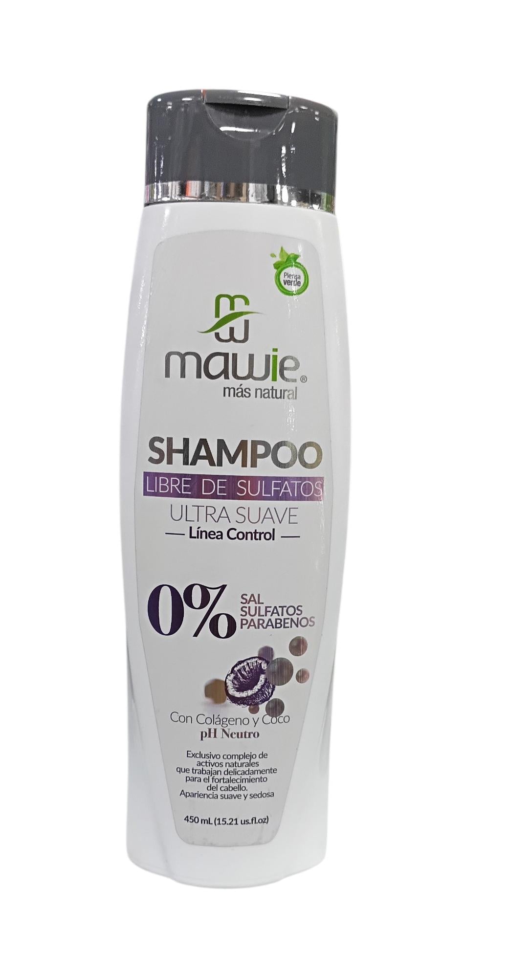Shampoo Libre de Sulfatos 450ml Mawie