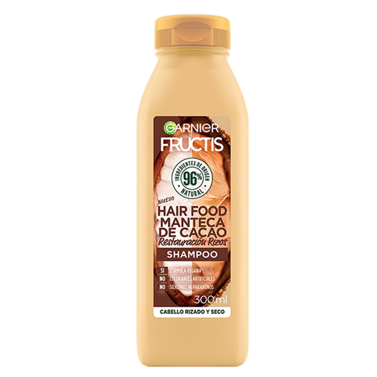 Shampoo Manteca de Cacao Restauración Rizos 300ml Garnier Fructis