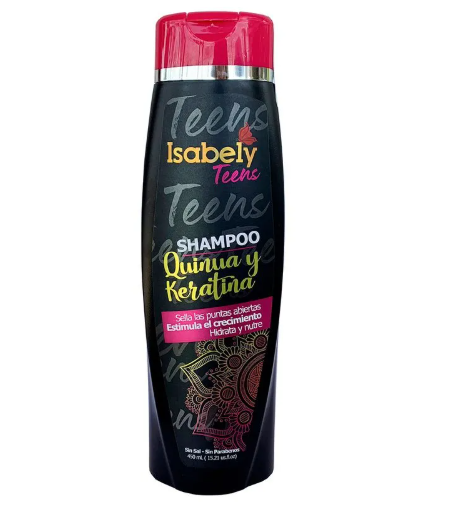 SHAMPOO QUINUA Y KERATINA TEENS 450ML ISABELY