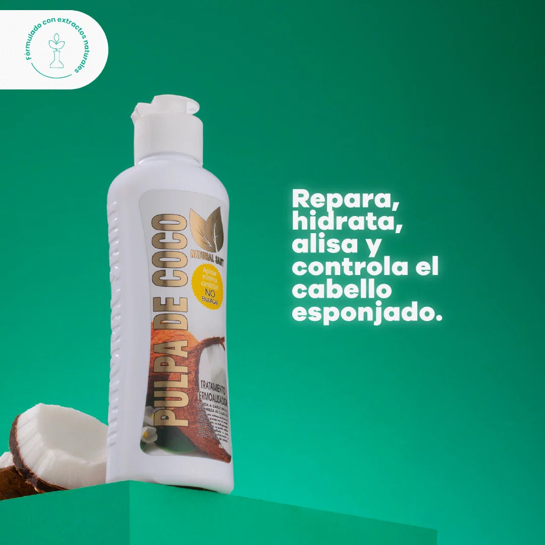 Tratamiento Termoalisador Pulpa de Coco 250ml Natural Sant