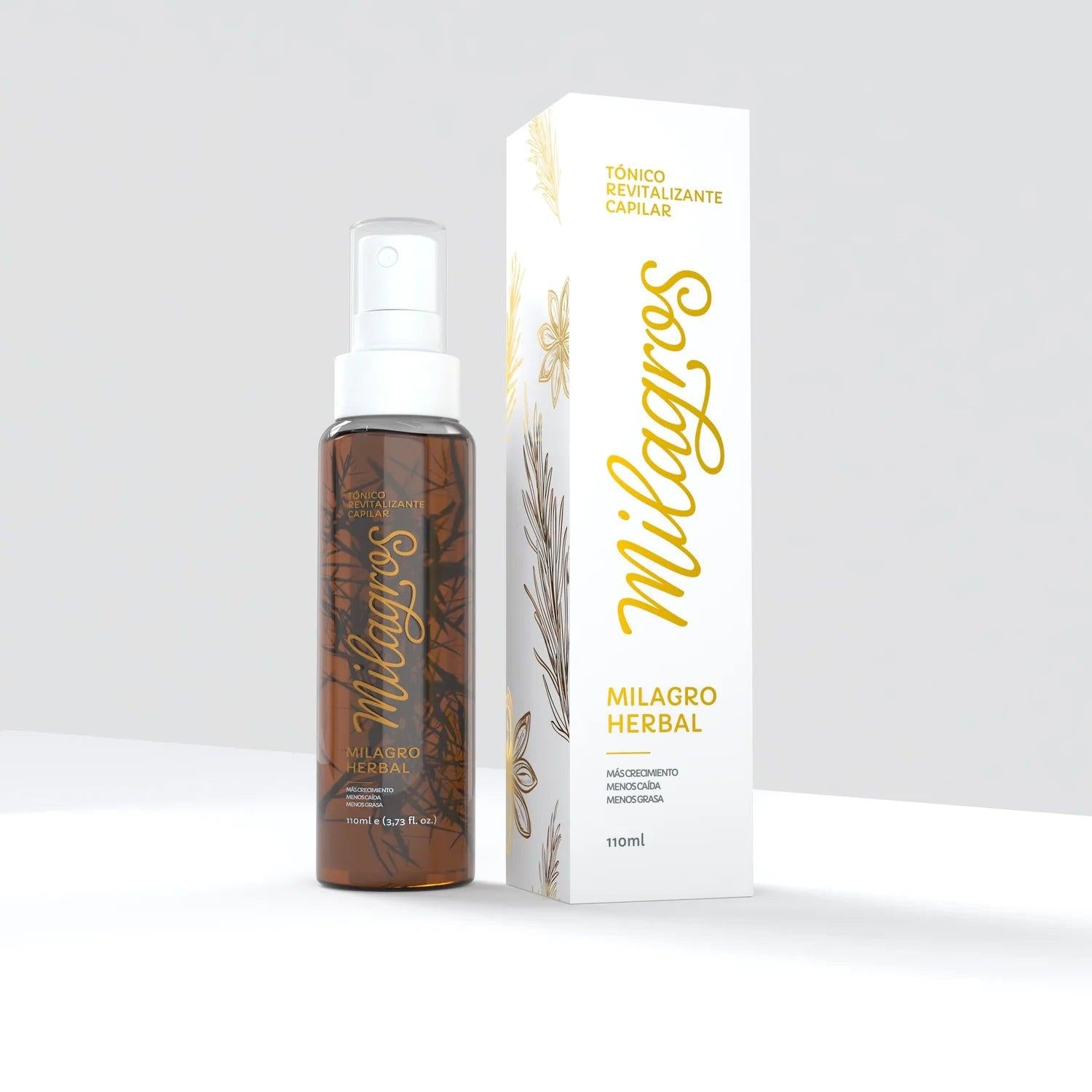 Tónico Revitalizante Capilar Milagro Herbal con Romero