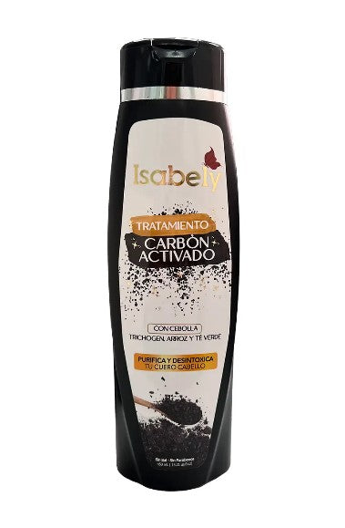 Tratamiento Carbon Activado 450ml Isabely