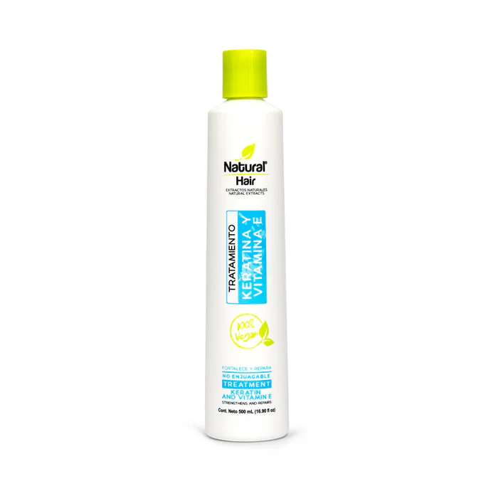 Tratamiento Keratina y Vitamina E 500ml Natural Hair