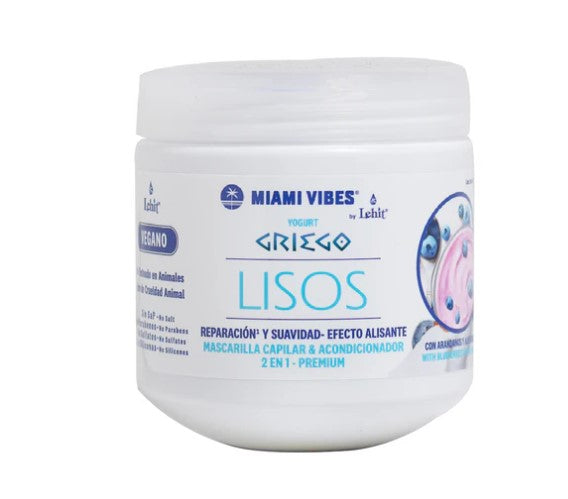 Mascarilla Acondicionador Yogurt Griego Lisos 500g Lehit