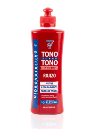 Tratamiento Hidronutritivo Tono Sobre Tono Rojizo 300ml M&E