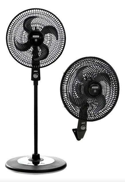 VENTILADOR AIR PROTEC MAXX 2 EN 1 SAMURAI NEGRO